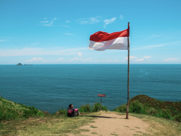 Flagge Indonesien