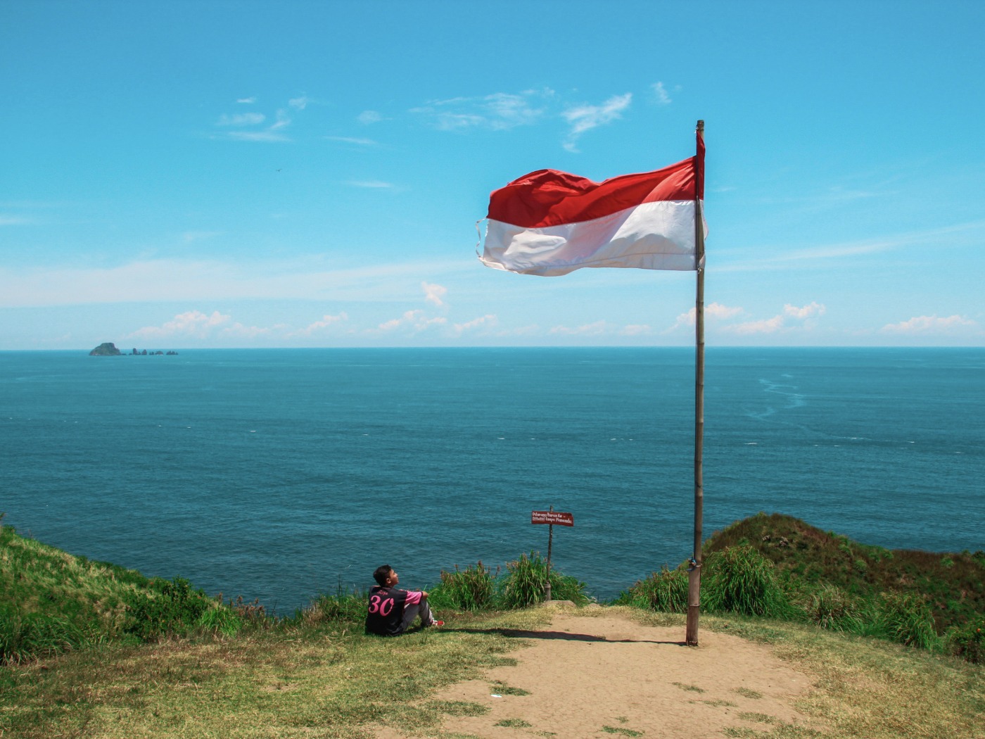 Flagge Indonesien
