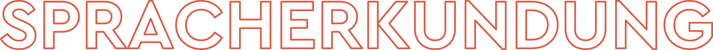 Spracherkundung Orange