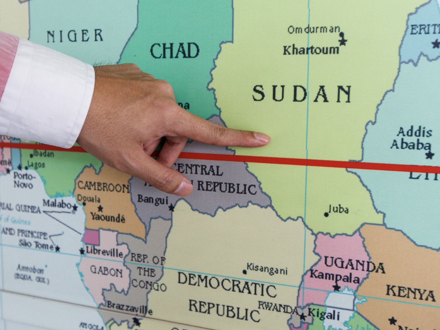 Karte Sudan