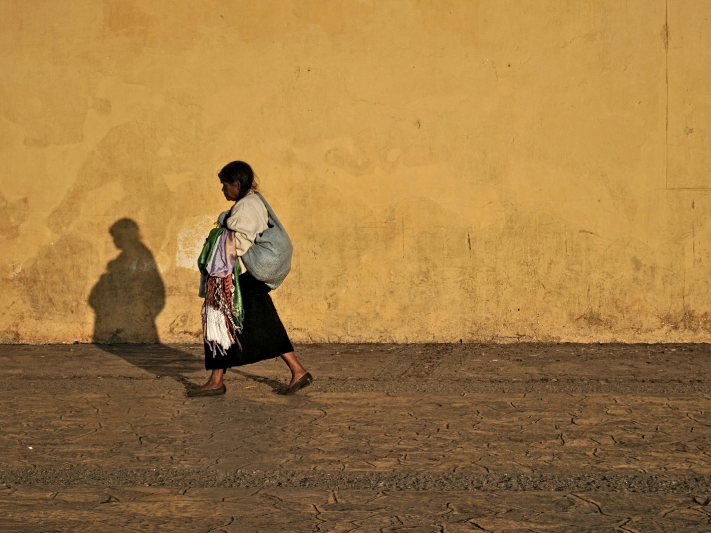 Frau in Mexico