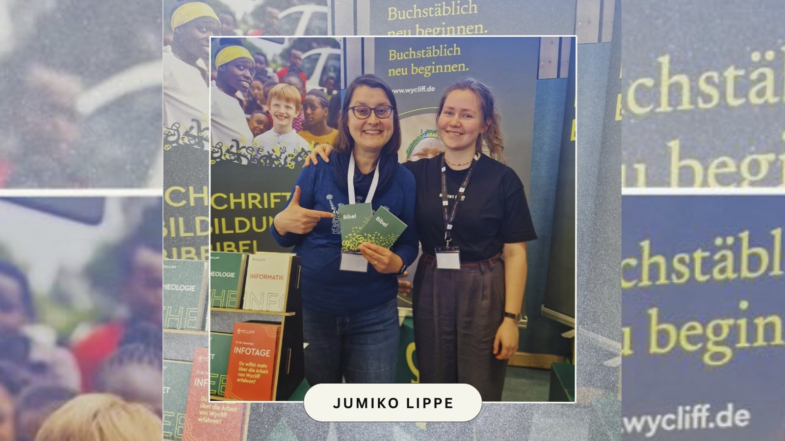 Helen beim Wycliff Stand