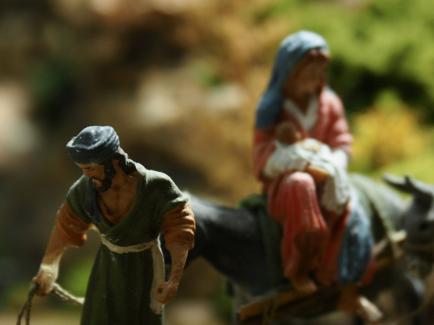 Maria, Josef und Esel