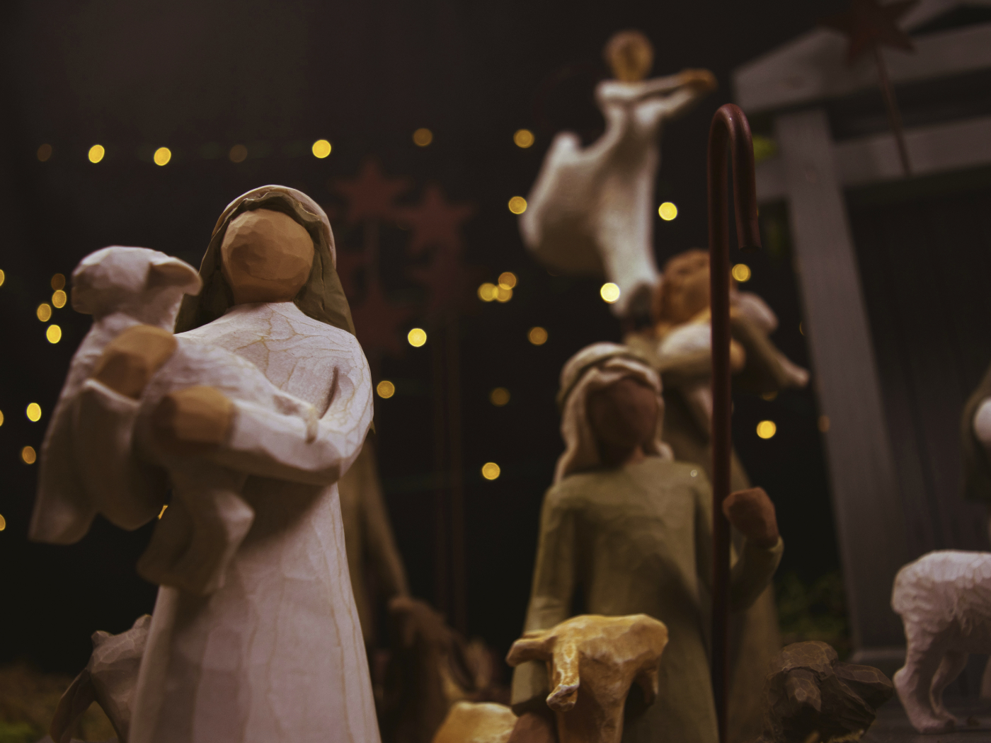 Weihnachtsszene figuren