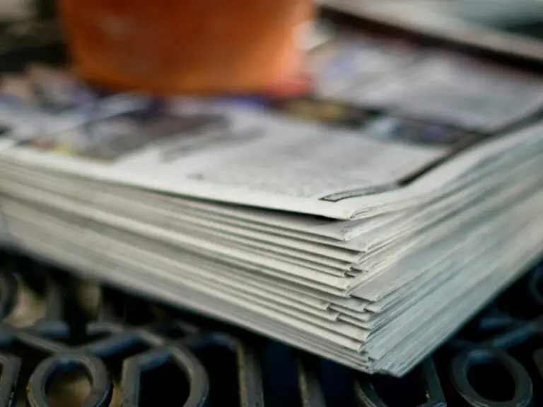 Zeitungsstapel