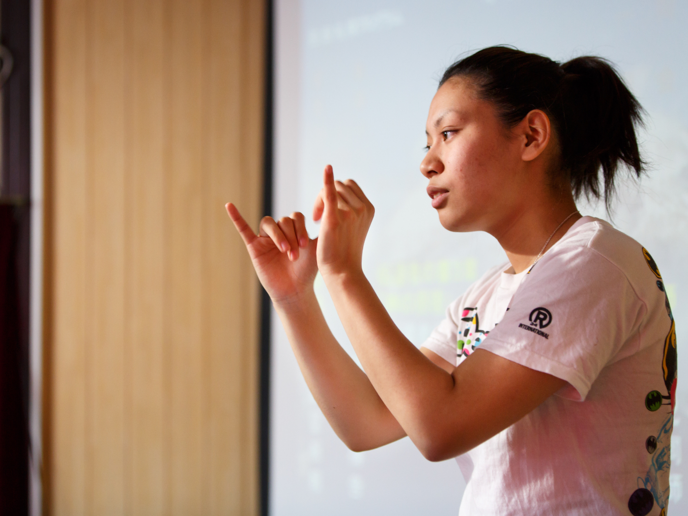 Deaf person in Tokyo