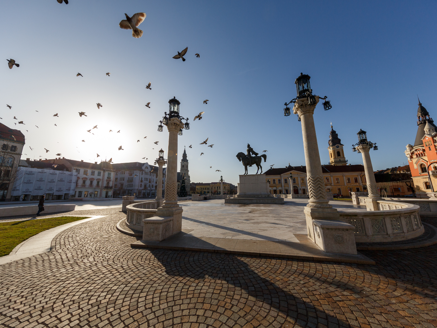 Union Square in Oradea, Romania
