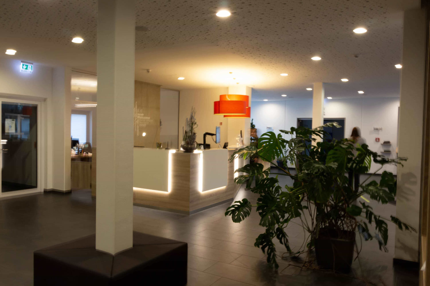 Rezeption im Foyer
