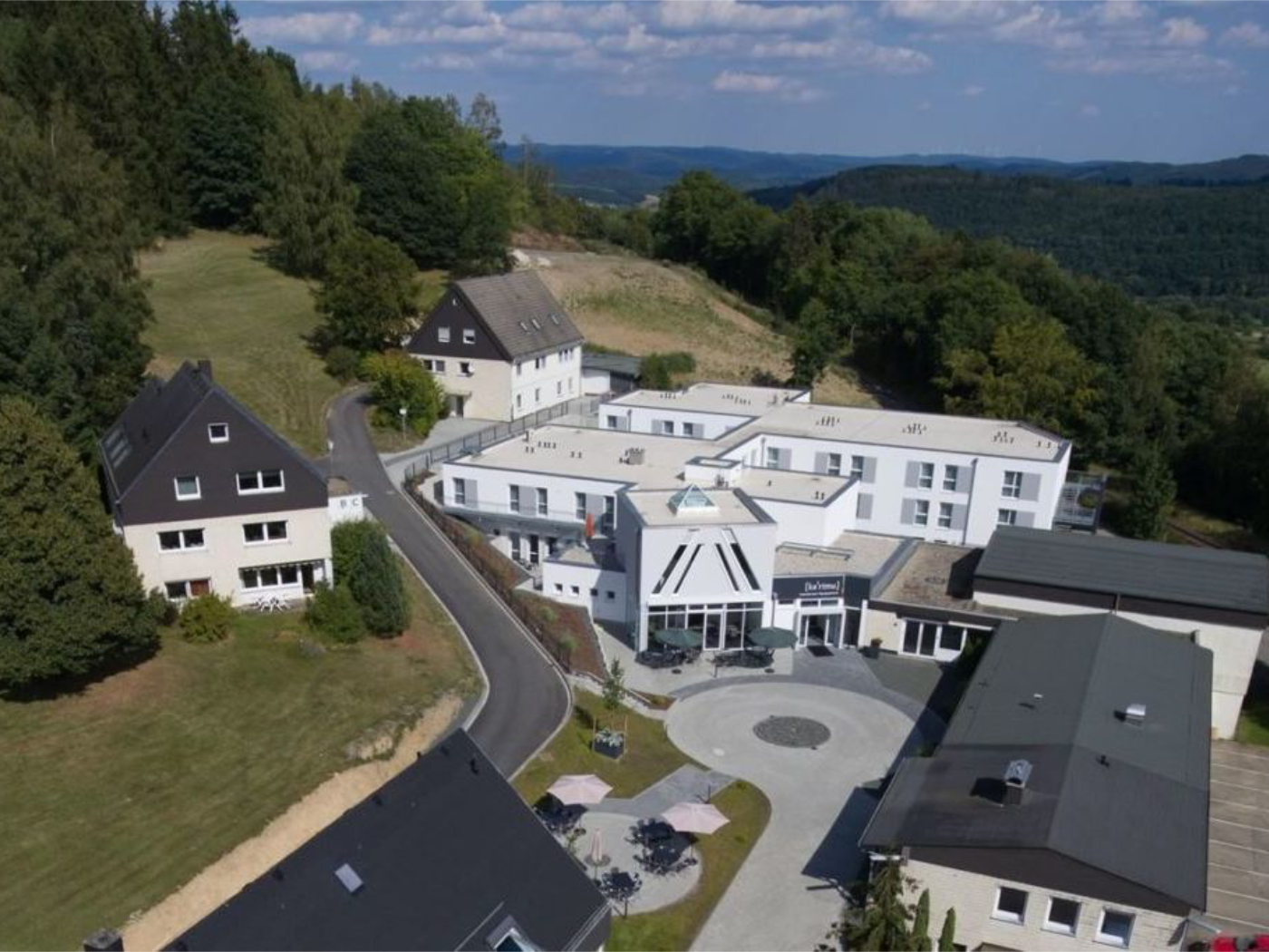 Tagungszentrum Luftaufnahme