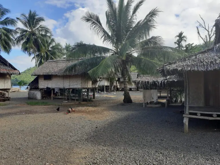Dorf Papua Neuguinea