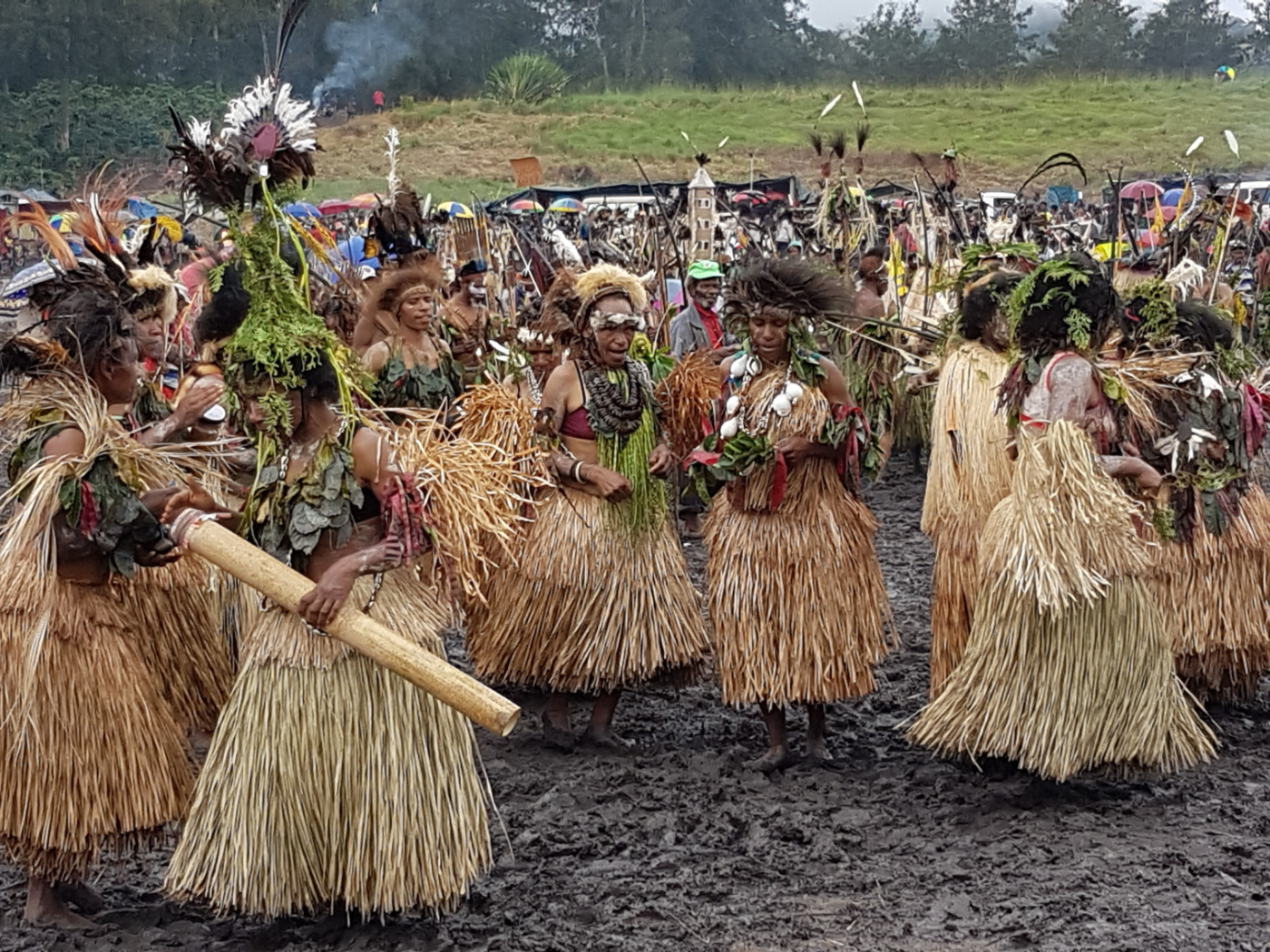 Einheimischer Tanz Papua