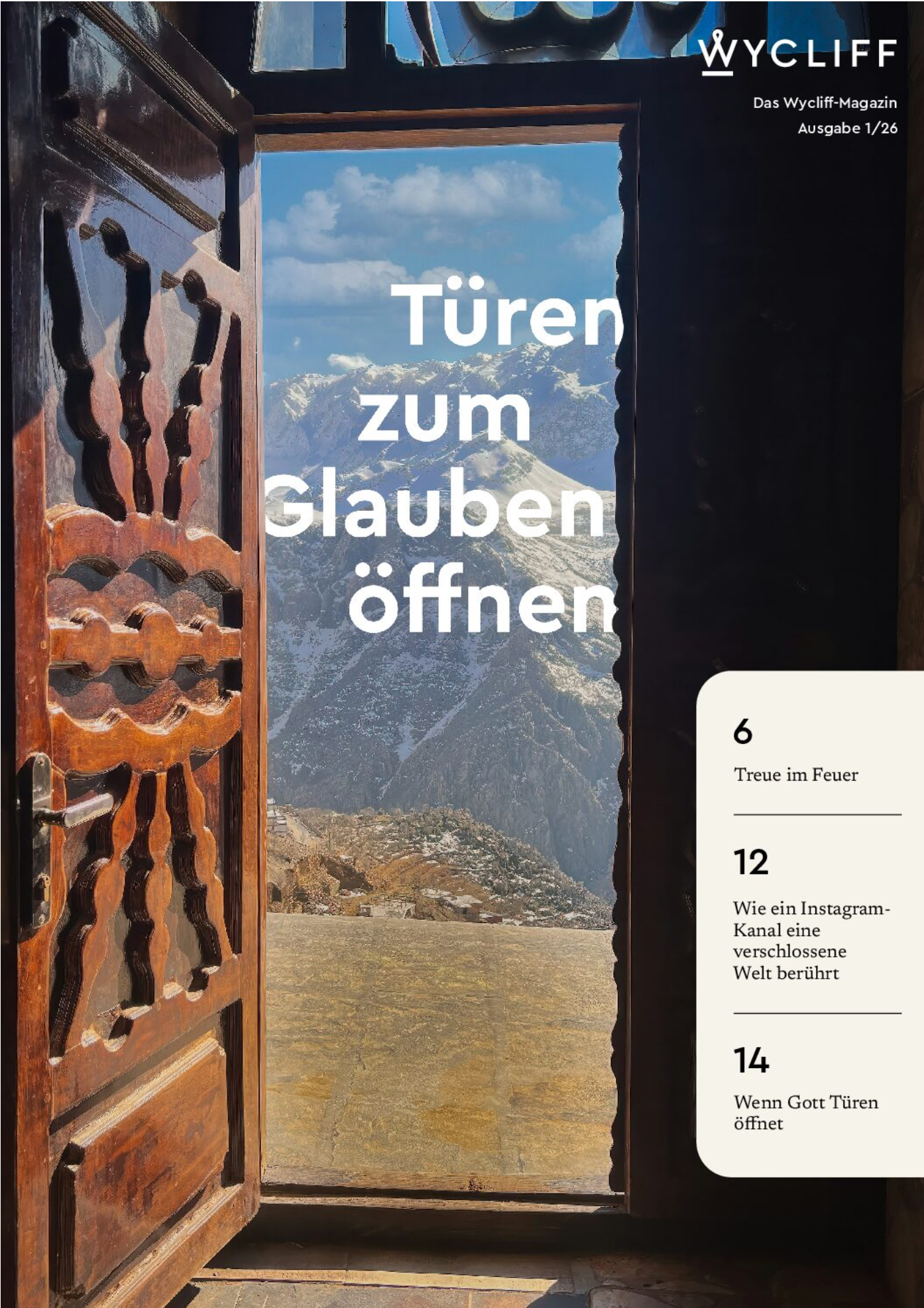 Tueren zum Glauben oeffnen